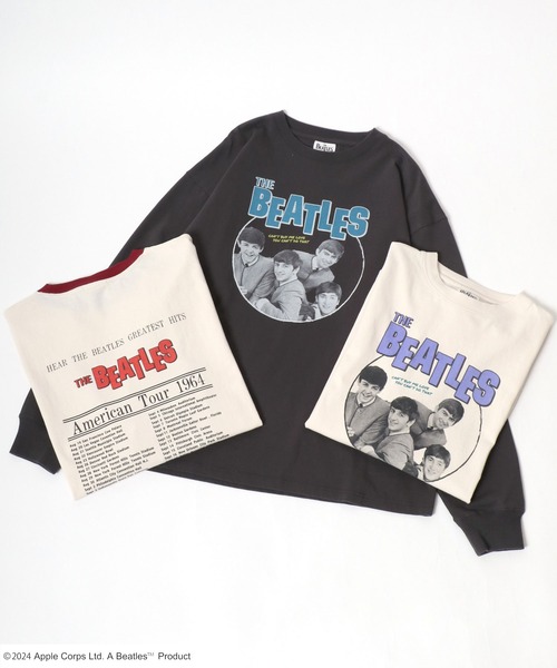 MARUKAWA(マルカワ)の「THE Beatles/ザ・ビートルズ リンガー メンバーフォトプリント ロンT レディース メンズ(Tシャツ/カットソー・メンズ・レッド/チャコール/オフホワイト・M/LL/L)」の6枚目の写真