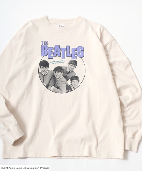 MARUKAWA(マルカワ)の「THE Beatles/ザ・ビートルズ リンガー メンバーフォトプリント ロンT レディース メンズ(Tシャツ/カットソー・メンズ・レッド/チャコール/オフホワイト・M/LL/L)」の7枚目の写真