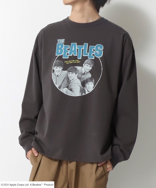 MARUKAWA(マルカワ)の「THE Beatles/ザ・ビートルズ リンガー メンバーフォトプリント ロンT レディース メンズ(Tシャツ/カットソー・メンズ・レッド/チャコール/オフホワイト・M/LL/L)」の10枚目の写真
