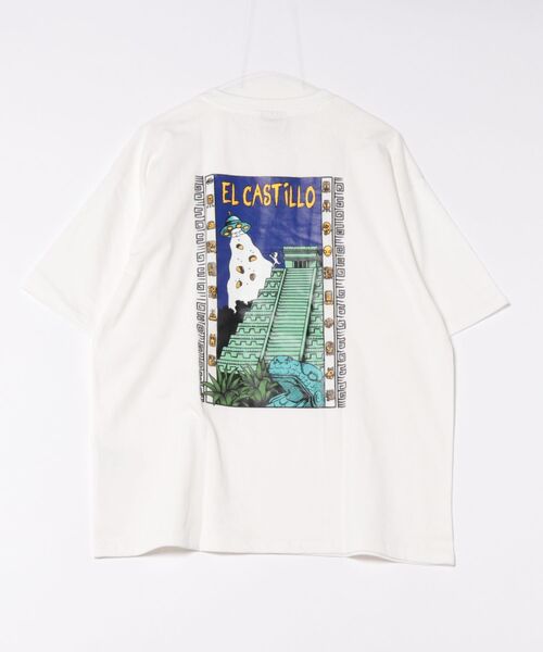 チチカカ(チチカカ)の「UFO&エルカスティージョプリントTシャツ【ユニセックス】(Tシャツ/カットソー・メンズ・ホワイト/ブラック・MEDIUM/LARGE)」の19枚目の写真