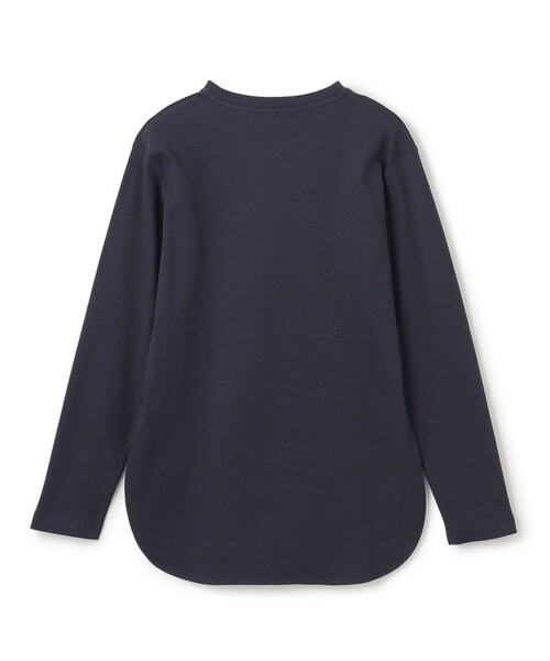 UNFILO(アンフィーロ)の「ロゴプリントロンT(Tシャツ/カットソー・レディース・ホワイト系/ネイビー系・X-LARGE)」の8枚目の写真