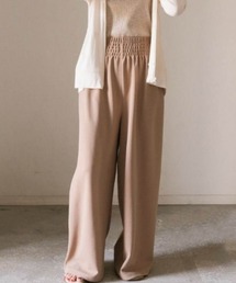 aquagarage | エンボス加工リラックスパンツ(その他パンツ)