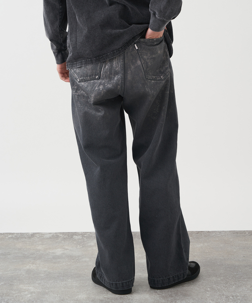 B.A.C.D] 13oz ワイドストレートデニムパンツ（デニムパンツ