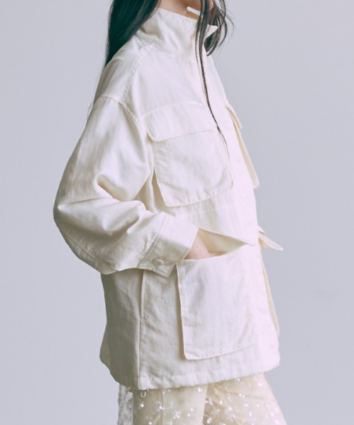 セール】Nylon Field Jacket（ミリタリージャケット）｜EN NEUME