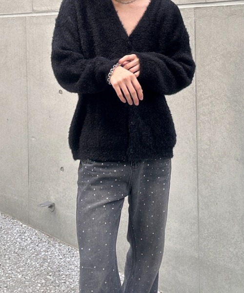 Otte(オッテ)の「レイジースタイリッシュカーディガン(カーディガン/ボレロ・メンズ・ブラック/グレー・MEDIUM/SMALL/LARGE)」の12枚目の写真