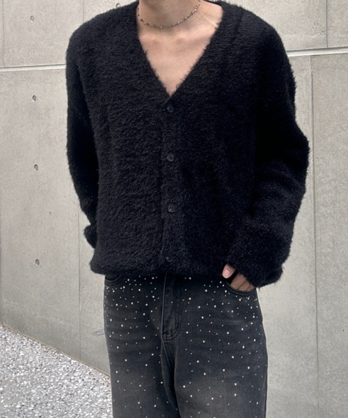 Otte(オッテ)の「レイジースタイリッシュカーディガン(カーディガン/ボレロ・メンズ・ブラック/グレー・MEDIUM/SMALL/LARGE)」の13枚目の写真