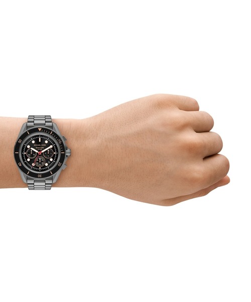 MICHAEL KORS(マイケルコース)の「マイケル・コース 腕時計 メンズ アナログ ステンレス MK9204(アナログ腕時計・メンズ・ガンメタ・FREE)」の6枚目の写真