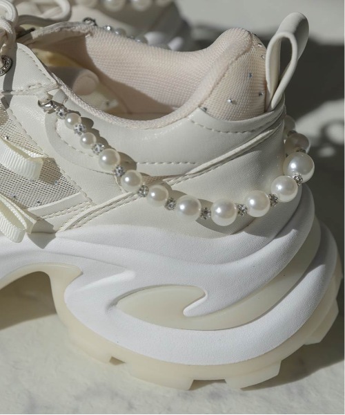 セール】2WAY ミニリボンシアースニーカー（スニーカー）｜RANDA