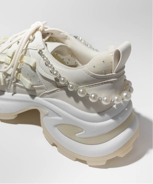 セール】2WAY ミニリボンシアースニーカー（スニーカー）｜RANDA