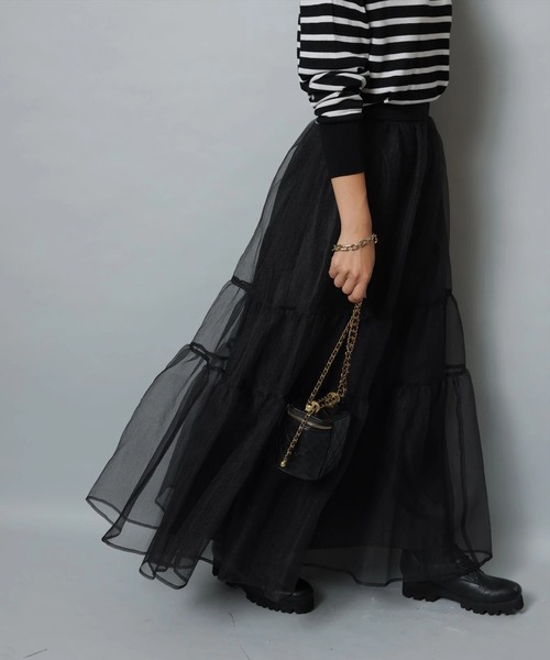 オーガンティアードスカート（スカート）｜Arpege story（アルページュ