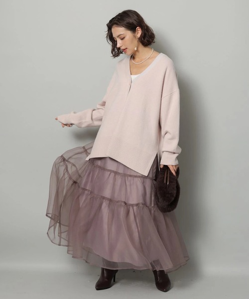 オーガンティアードスカート（スカート）｜Arpege story（アルページュ