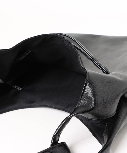 Scrap Book（スクラップブック）の「【Scrap Book】ウォッシャブルサブトート（トートバッグ・レディース・ブラック/ブラウン・FREE）」の5枚目の写真