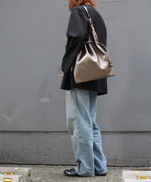 Scrap Book（スクラップブック）の「【Scrap Book】ウォッシャブルサブトート（トートバッグ・レディース・ブラック/ブラウン・FREE）」の16枚目の写真