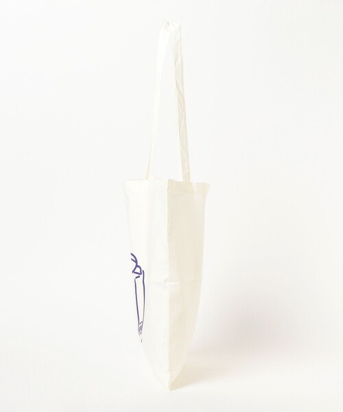 TOKYO CULTUART by BEAMS(トウキョウカルチャートバイビームス)の「白根ゆたんぽ / Soy Milk tote Bag(トートバッグ・レディース・ホワイト/グリーン・ONE SIZE)」の4枚目の写真