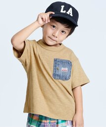 【ジュニア対応】デニムポケット半袖Tシャツ