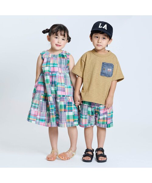 F.O.KIDS(エフオーキッズ)の「【ジュニア対応】デニムポケット半袖Tシャツ(Tシャツ/カットソー・キッズ・ベージュ/ブルー/チャコール/グレー/カーキ/レッド・80/90/100/110/120/130/140/150/160)」の14枚目の写真