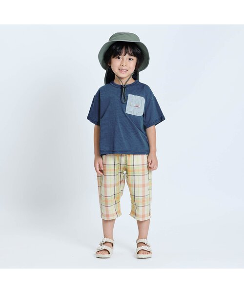 F.O.KIDS(エフオーキッズ)の「【ジュニア対応】デニムポケット半袖Tシャツ(Tシャツ/カットソー・キッズ・ベージュ/ブルー/チャコール/グレー/カーキ/レッド・80/90/100/110/120/130/140/150/160)」の16枚目の写真