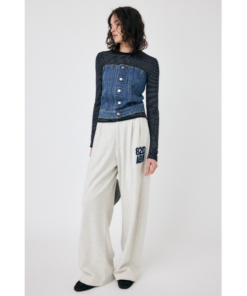 MOUSSY(マウジー)の「DENIM BARE ビスチェ(ベスト・レディース・キナリ/ブルー・1/2)」の20枚目の写真