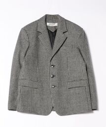 Scrap Book | 【KIMHEKIM】One Button Checked Blazer (Black)(テーラードジャケット)