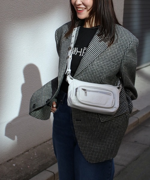 Scrap Book（スクラップブック）の「【KIMHEKIM】One Button Checked Blazer (Black)（テーラードジャケット・レディース・ブラック系その他・M/S）」の4枚目の写真