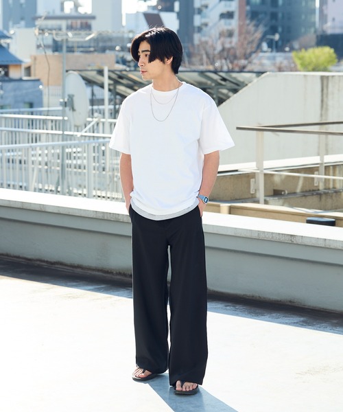 United Athle（ユナイテッドアスレ）の「【United Athle】ミディアムウエイト 4.7オンス レギュラーフィット 半袖 Tシャツ メンズ オーバーサイズ シンプル カラバリ豊富 2026年春夏（Tシャツ/カットソー・メンズ・ホワイト/サンドベージュ/ライトブルー/ブラック/スミクロ/アッシュ/イエロー/ネイビー/スモーキーグリーン系・S/XL/L/M/XS）」の14枚目の写真