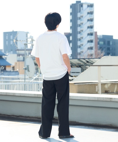 United Athle（ユナイテッドアスレ）の「【United Athle】ミディアムウエイト 4.7オンス レギュラーフィット 半袖 Tシャツ メンズ オーバーサイズ シンプル カラバリ豊富 2026年春夏（Tシャツ/カットソー・メンズ・ホワイト/サンドベージュ/ライトブルー/ブラック/スミクロ/アッシュ/イエロー/ネイビー/スモーキーグリーン系・S/XL/L/M/XS）」の12枚目の写真