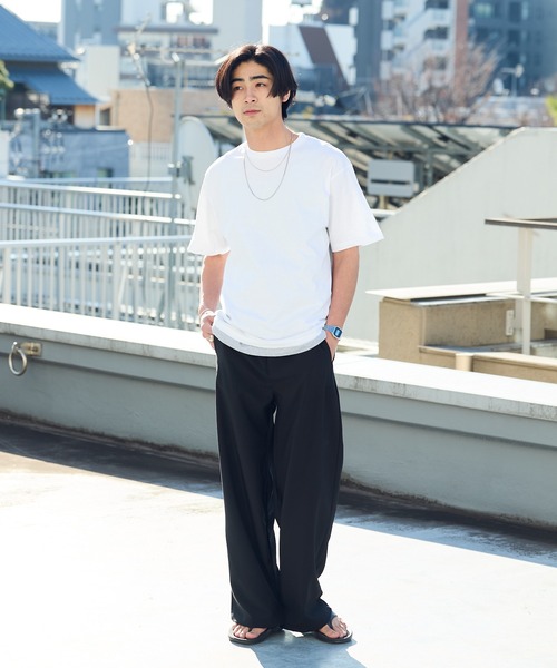 United Athle（ユナイテッドアスレ）の「【United Athle】ミディアムウエイト 4.7オンス レギュラーフィット 半袖 Tシャツ メンズ オーバーサイズ シンプル カラバリ豊富 2026年春夏（Tシャツ/カットソー・メンズ・ホワイト/サンドベージュ/ライトブルー/ブラック/スミクロ/アッシュ/イエロー/ネイビー/スモーキーグリーン系・S/XL/L/M/XS）」の17枚目の写真