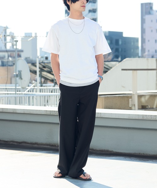 United Athle（ユナイテッドアスレ）の「【United Athle】ミディアムウエイト 4.7オンス レギュラーフィット 半袖 Tシャツ メンズ オーバーサイズ シンプル カラバリ豊富 2026年春夏（Tシャツ/カットソー・メンズ・ホワイト/サンドベージュ/ライトブルー/ブラック/スミクロ/アッシュ/イエロー/ネイビー/スモーキーグリーン系・S/XL/L/M/XS）」の18枚目の写真