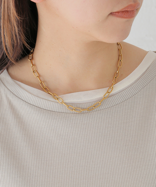 JOURNAL STANDARD relume（ジャーナルスタンダード　レリューム）の「RELUME チェーンネックレス（ネックレス・レディース・ゴールド/シルバー・FREE）」の9枚目の写真