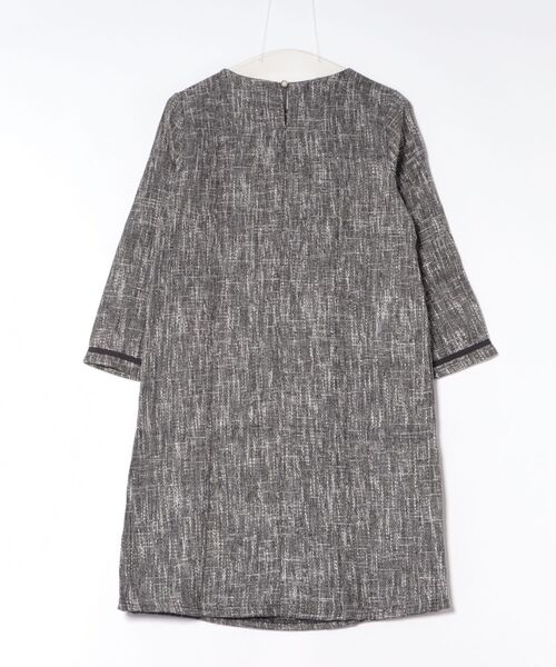 LUMIRA（アパレル）（ルミラ）の「ツイードワンピース（ワンピース・レディース・ブルー/ブラック/ネイビー/ベージュ・ONE SIZE）」の5枚目の写真