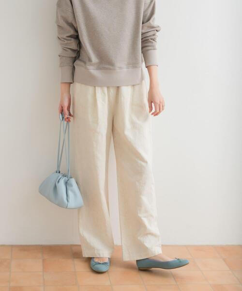 URBAN RESEARCH DOORS(アーバンリサーチドアーズ)の「ジャガードイージーパンツ(その他パンツ・レディース・アイボリー/キャメル・MEDIUM)」の11枚目の写真
