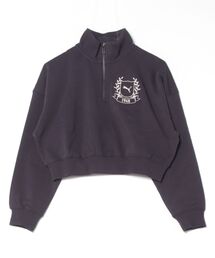 PUMA | PUMA ウェア プーマウェア W WORDROBE ESS+ HALF ZIP SWEAT スウェット 633592 16NEW NAVY(スウェット)