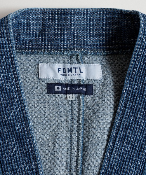FDMTL（ファンダメンタル）の「FDMTL/ファンダメンタル/DIAMOND LONG CARDIGAN 3YR WASH（カーディガン/ボレロ・メンズ・インディゴブルー・2/3/4）」の5枚目の写真