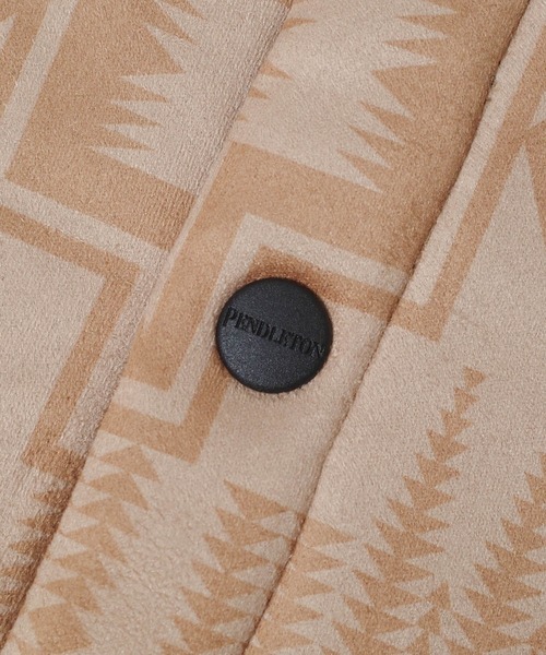 PENDLETON(ペンドルトン)の「【PE2】【PENDLETON/ペンドルトン】VEGAN MOUTON NECKWARMER ビーガン ムートン ネックウォーマー(ネックウォーマー/スヌード・レディース・ブラウン・FREE)」の4枚目の写真