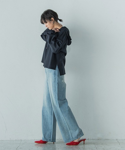 MAYSON GREY / メイソングレイ 叶えるフーディシャツブルゾン≪洗濯機で洗える≫ 叶えるフーディシャツブルゾン≪洗濯機で洗える≫ | MAYSON GREY