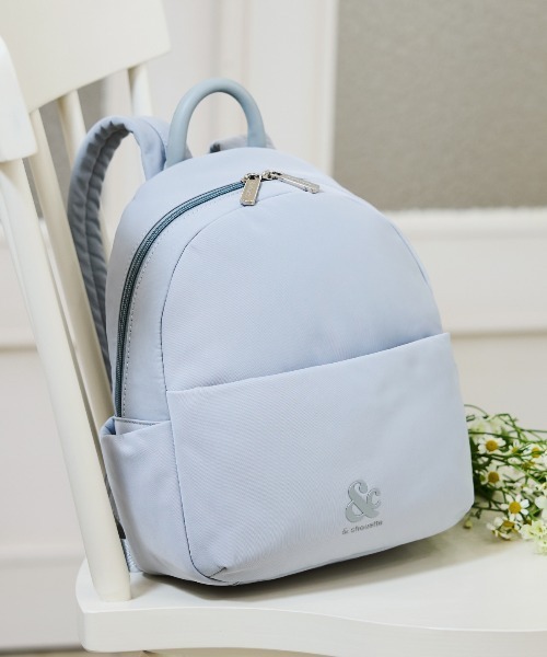 & chouette（アンドシュエット）の「デイリーカジュアルリュック（バックパック/リュック・レディース・ピンク/ダルブルー系/ブラック・FREE）」の3枚目の写真