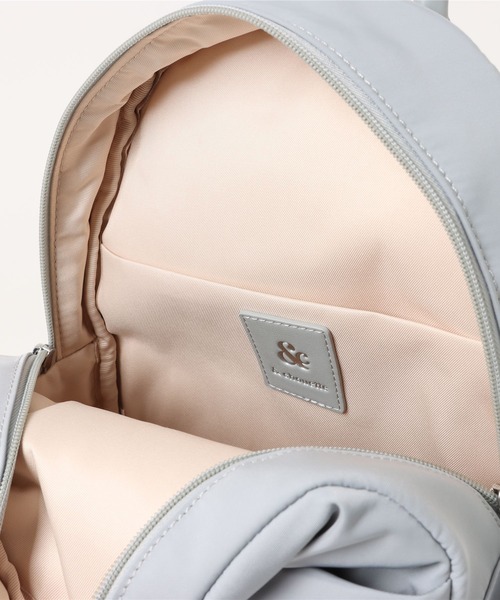 & chouette（アンドシュエット）の「デイリーカジュアルリュック（バックパック/リュック・レディース・ピンク/ダルブルー系/ブラック・FREE）」の5枚目の写真