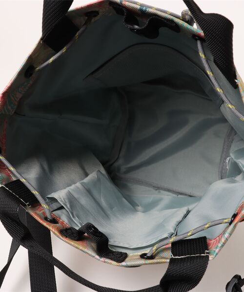 KiU(キウ)の「KiU/キウ 600D POCKETFUL MINI BAG(トートバッグ・レディース・その他5/その他2/ブラック/ダークグリーン/その他8/ダークパープル/オリーブ・FREE)」の9枚目の写真