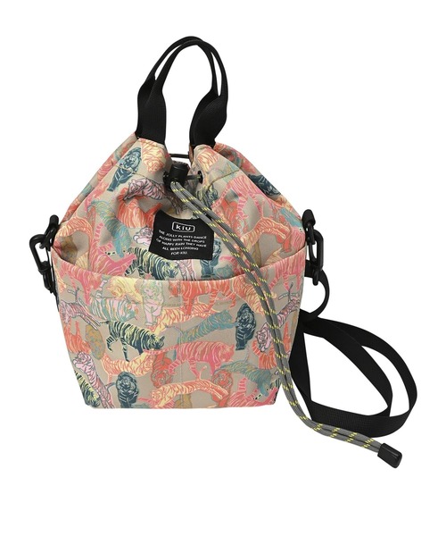 KiU(キウ)の「KiU/キウ 600D POCKETFUL MINI BAG(トートバッグ・レディース・その他5/その他2/ブラック/ダークグリーン/その他8/ダークパープル/オリーブ・FREE)」の6枚目の写真