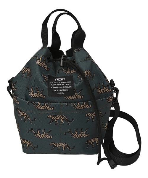 KiU(キウ)の「KiU/キウ 600D POCKETFUL MINI BAG(トートバッグ・レディース・その他5/その他2/ブラック/ダークグリーン/その他8/ダークパープル/オリーブ・FREE)」の3枚目の写真