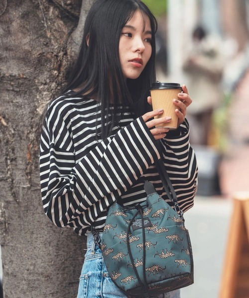 KiU(キウ)の「KiU/キウ 600D POCKETFUL MINI BAG(トートバッグ・レディース・その他5/その他2/ブラック/ダークグリーン/その他8/ダークパープル/オリーブ・FREE)」の19枚目の写真