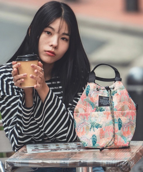 KiU(キウ)の「KiU/キウ 600D POCKETFUL MINI BAG(トートバッグ・レディース・その他5/その他2/ブラック/ダークグリーン/その他8/ダークパープル/オリーブ・FREE)」の21枚目の写真