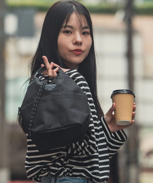 KiU(キウ)の「KiU/キウ 600D POCKETFUL MINI BAG(トートバッグ・レディース・その他5/その他2/ブラック/ダークグリーン/その他8/ダークパープル/オリーブ・FREE)」の12枚目の写真
