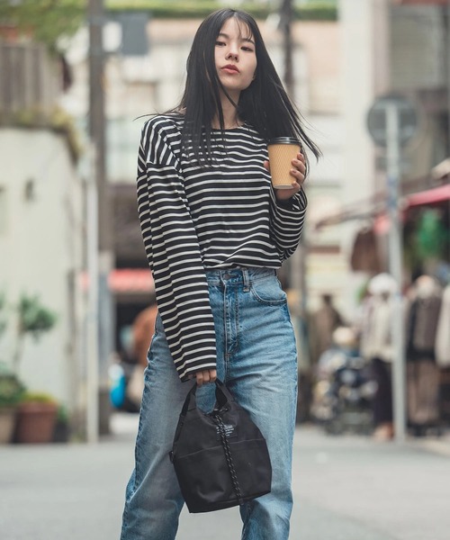 KiU(キウ)の「KiU/キウ 600D POCKETFUL MINI BAG(トートバッグ・レディース・その他5/その他2/ブラック/ダークグリーン/その他8/ダークパープル/オリーブ・FREE)」の13枚目の写真