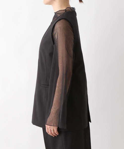 LEPSIM（レプシィム）の「【結婚式／オケージョン】切り替えパンツドレス2　321823（パンツドレス・レディース・ライトグリーン/ブラック/グレー・FREE）」の16枚目の写真