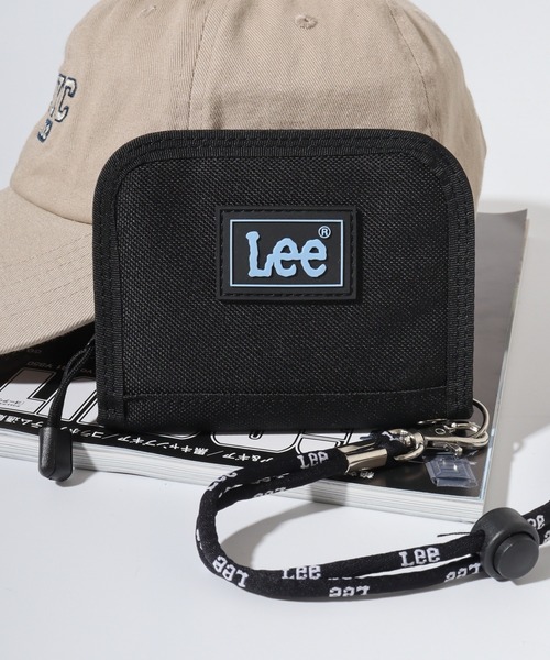 Lee(リー)の「Lee ポリエステル ラバープレート RF 札入(財布・キッズ・カモフラージュ/ブラック×ホワイト/ブラック×ブルー・FREE)」の1枚目の写真