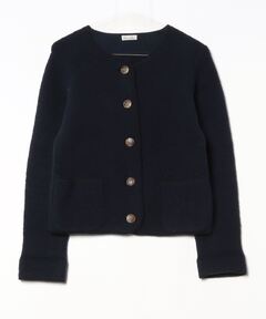 23SS MACPHEE ハーフミラノリブ クロップドカーディガン MACPHEE（マカフィー）の「ハーフミラノリブ クロップドカーディガン