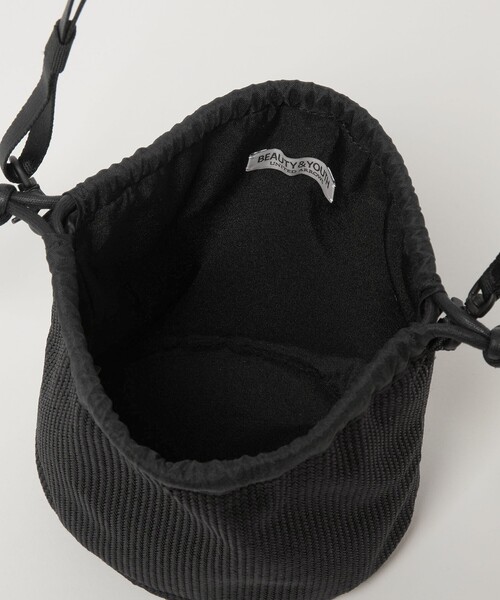 BEAUTY&YOUTH UNITED ARROWS(ビューティーアンドユースユナイテッドアローズ)の「ソフト メッシュ パース(ショルダーバッグ・メンズ・ブラック・FREE)」の8枚目の写真