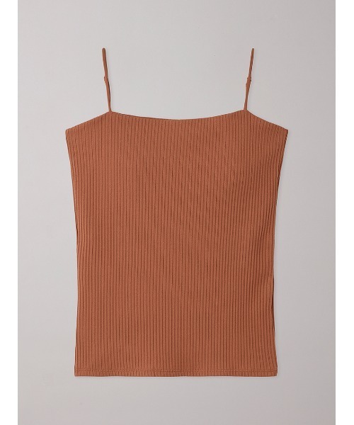 UNDERSON UNDERSON(アンダーソン アンダーソン)の「バックオープンリブキャミソール(キャミソール・レディース・オレンジ/ブラック/チャコールグレー/オフホワイト・1/2)」の16枚目の写真