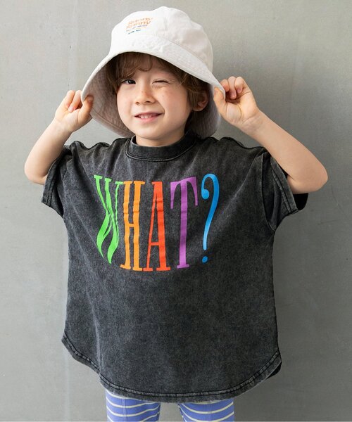 XLARGE フロントロゴグラフィック ピグメント加工 半袖Tシャツ セール】【Im Jelly！】ピグメント加工ロゴ半袖Tシャツ_ジュニア